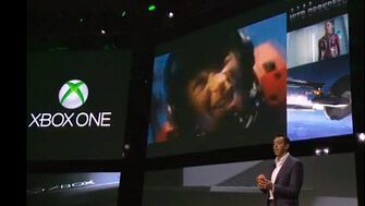 Microsoft executive Yusuf Mehdi shows off the Xbox One on Tuesday