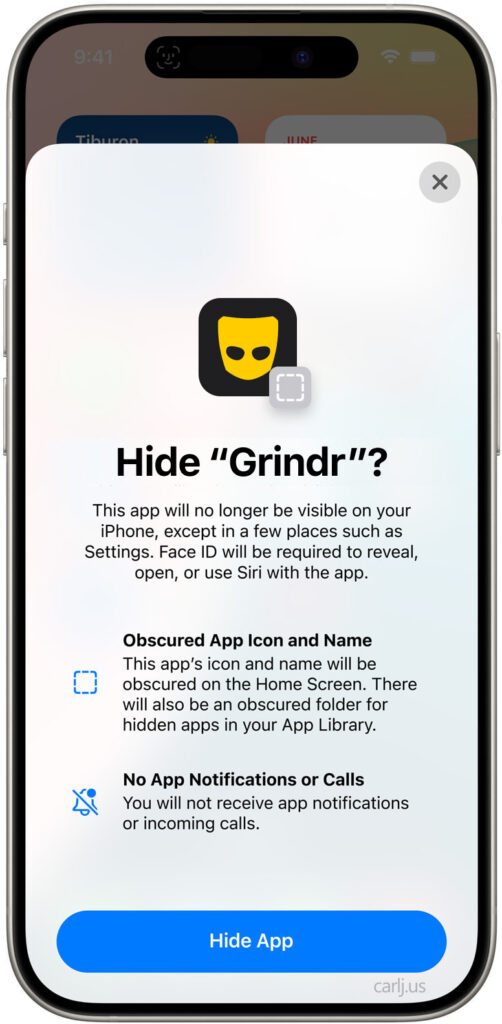 Grindr app being hidden in iOS 18; feature revealed at WWDC 24